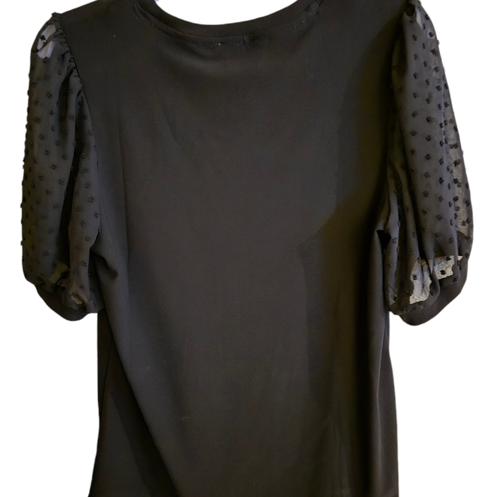 🛍CeCe Puff/Chiffon Short Sleeve blouse, size XS